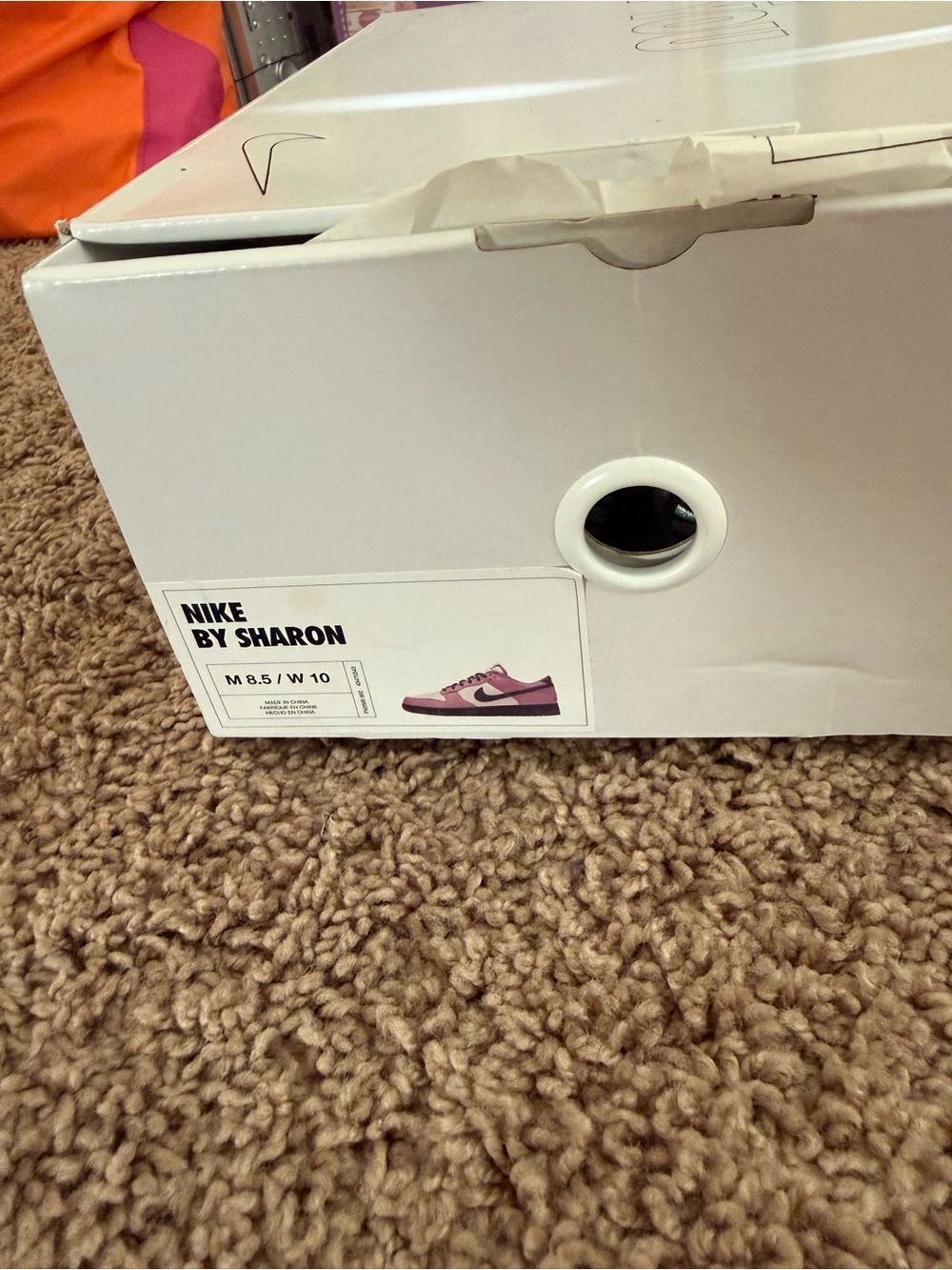 Nike Dunk Low in Lavender, White & Black - Sz 10 - Picture 7 of 7